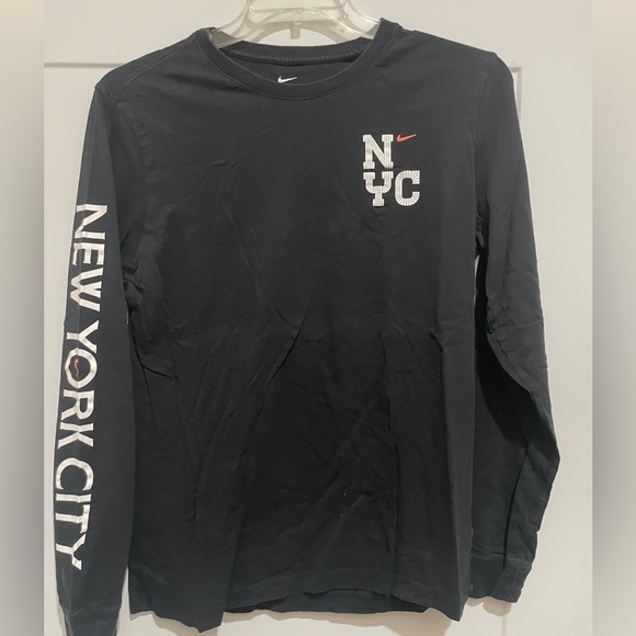 Nike Other - Nike Long Sleeve Shirt. Size Medium. Black with white lettering. Gently used.